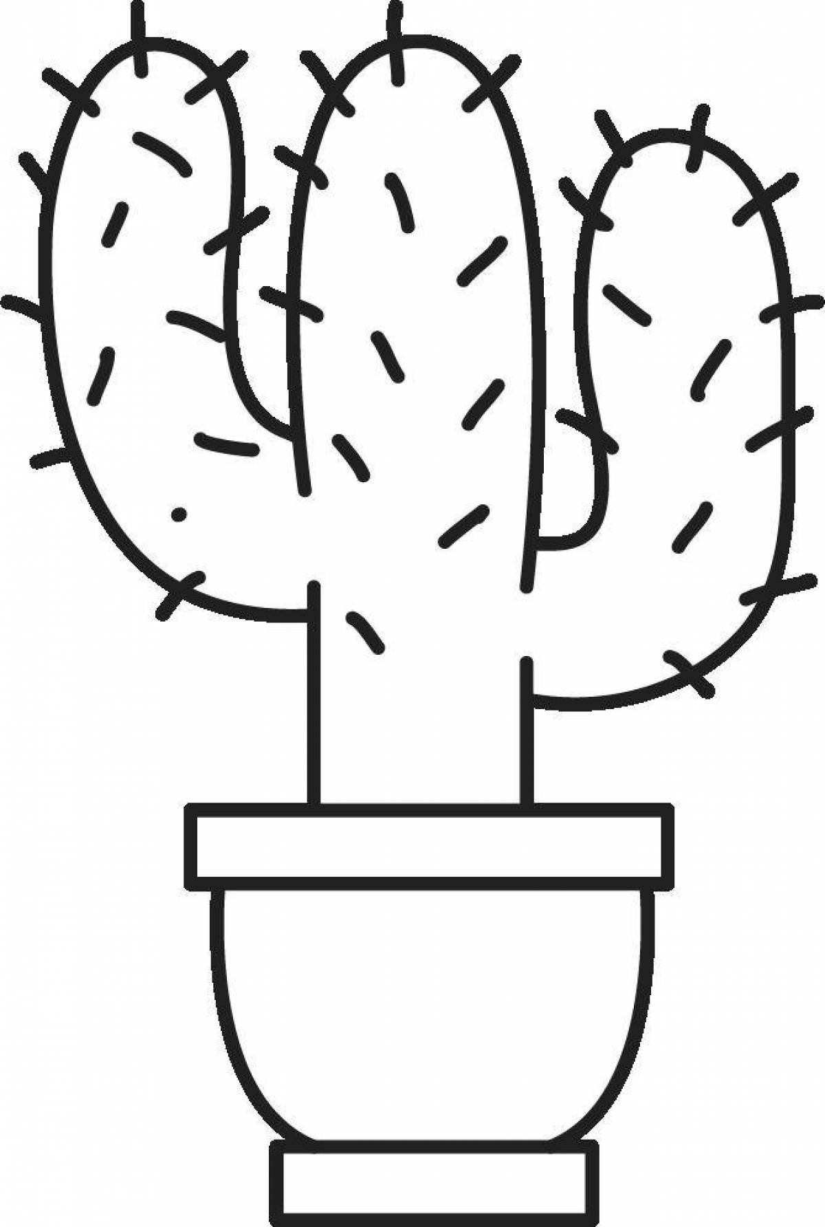 Potted cactus #6