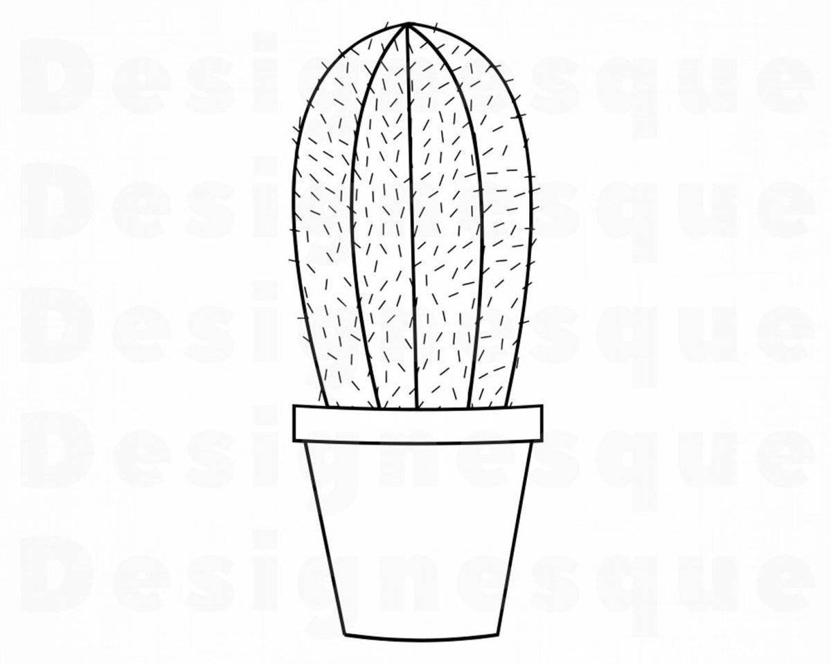 Potted cactus #11
