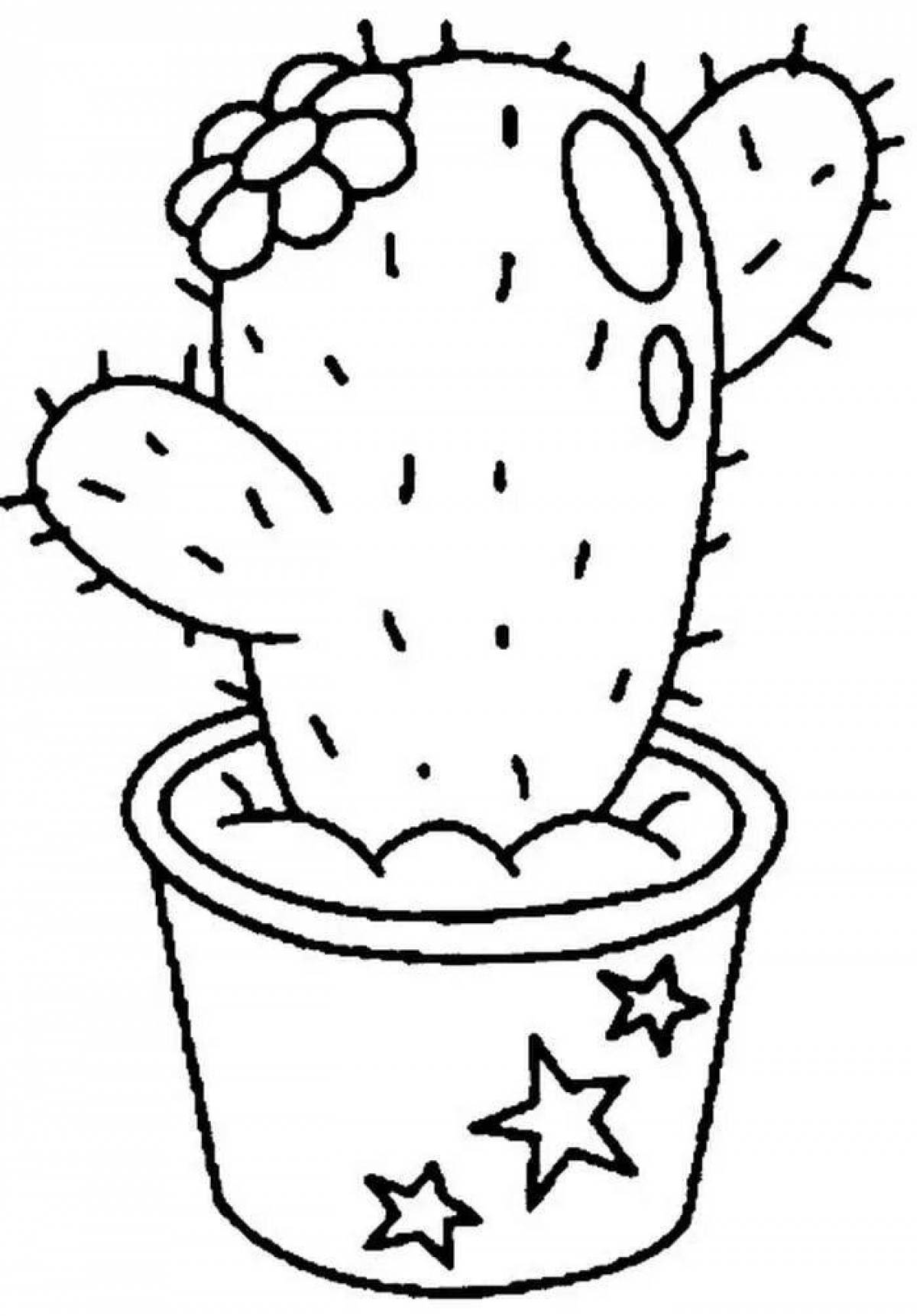 Potted cactus #14