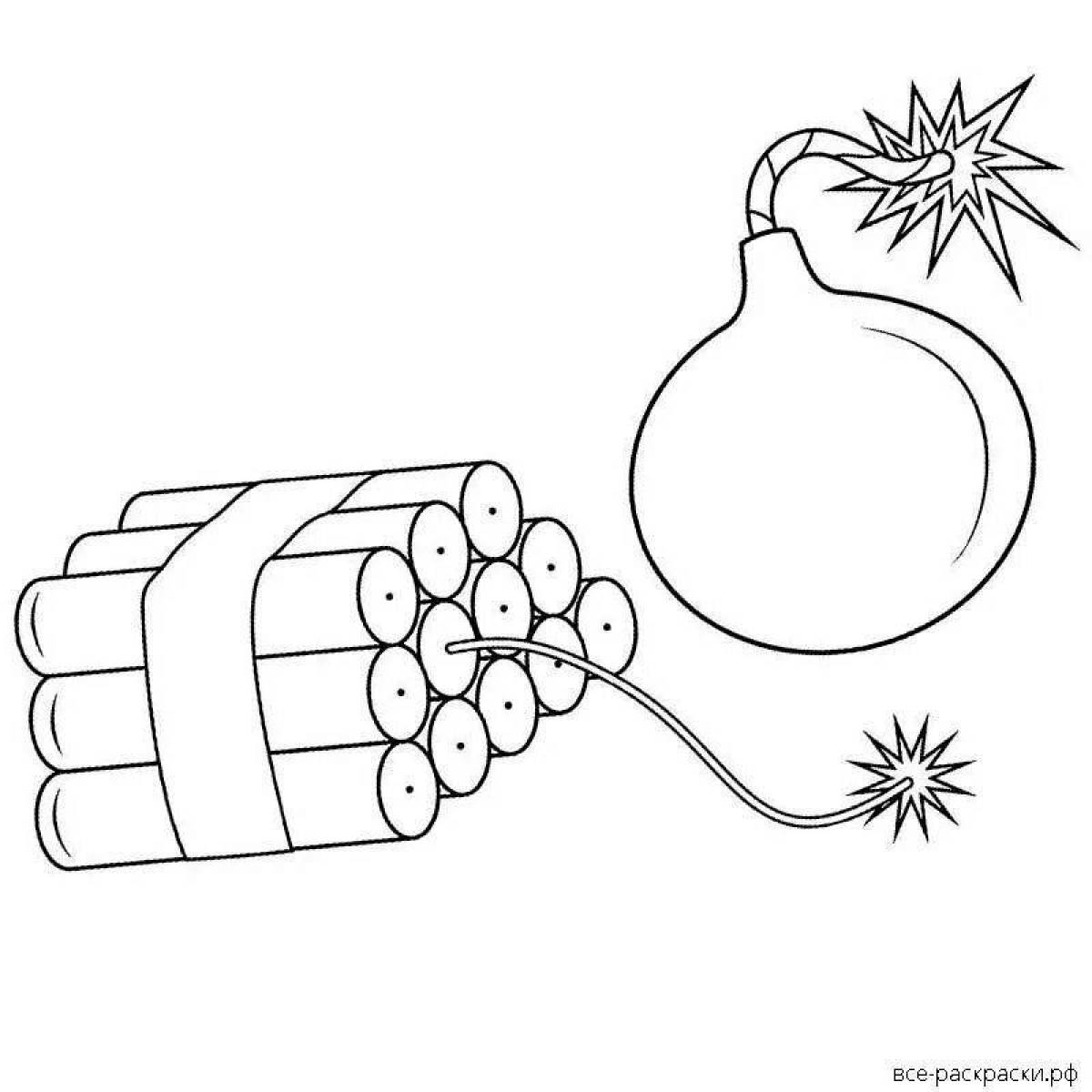 Bomb standoff 2 fun coloring page