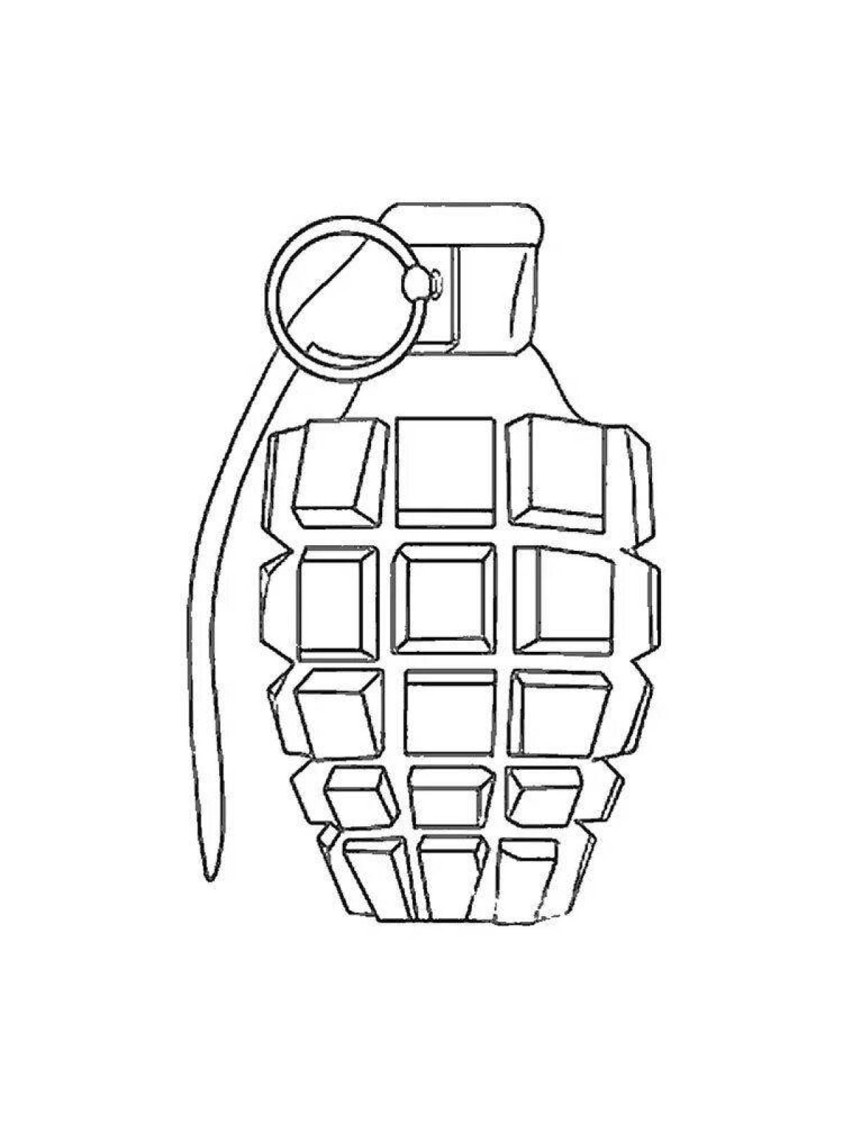 Amazing standoff 2 bomb coloring page