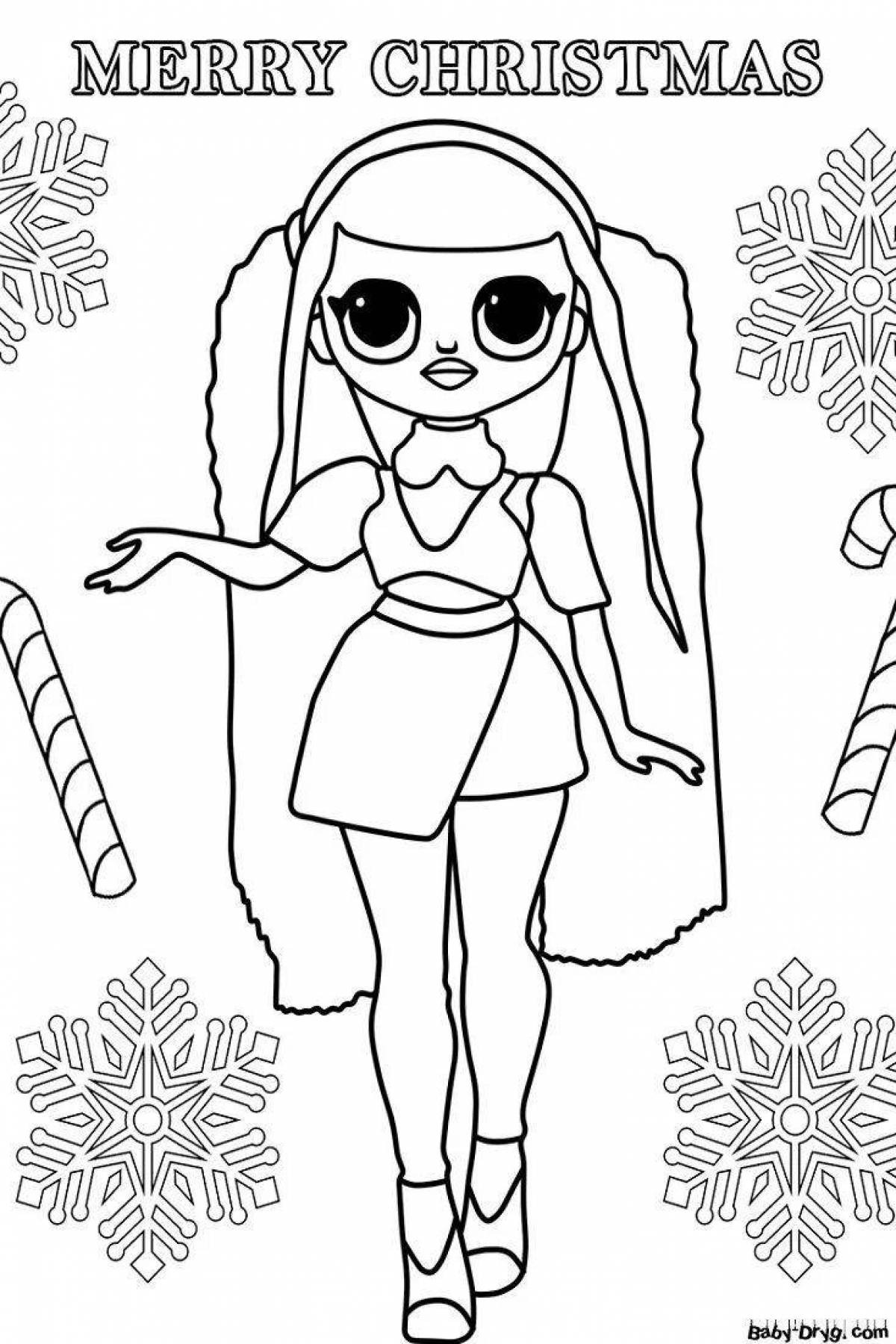 Fun coloring lol doll by numbers