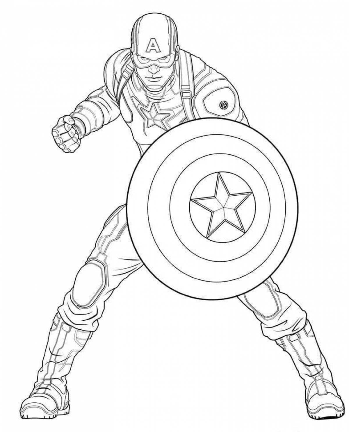 Adorable avengers coloring book