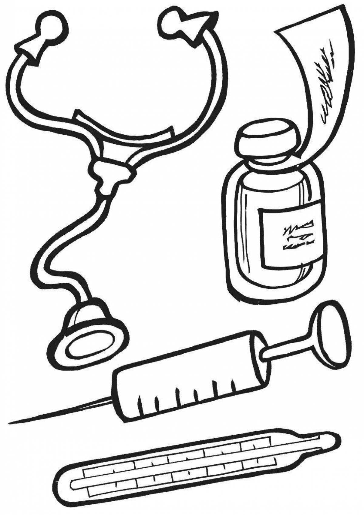 Рисунок инструменты врача