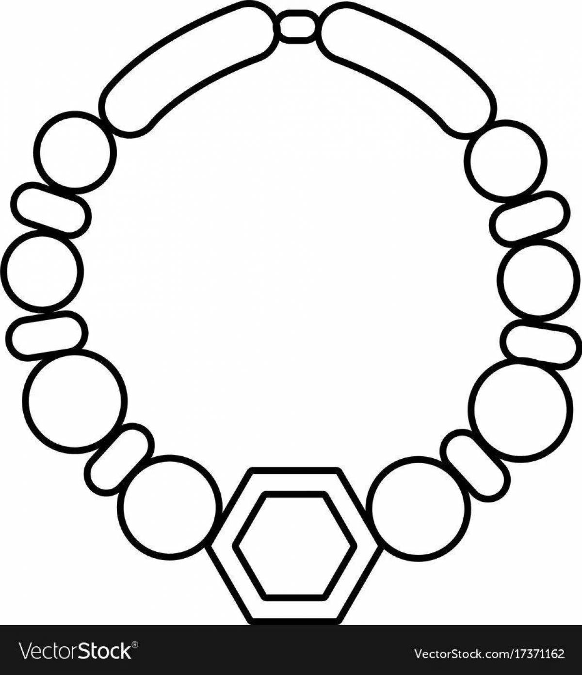 Раскраски Ожерелья - 29 фото