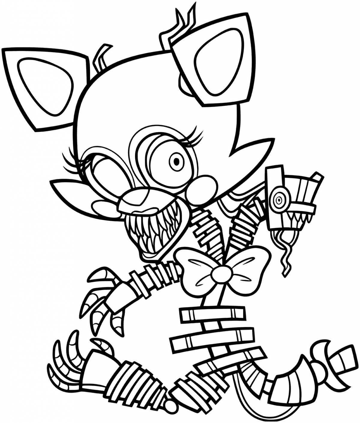 Dreamy Five Nights at Freddy's Coloring Book