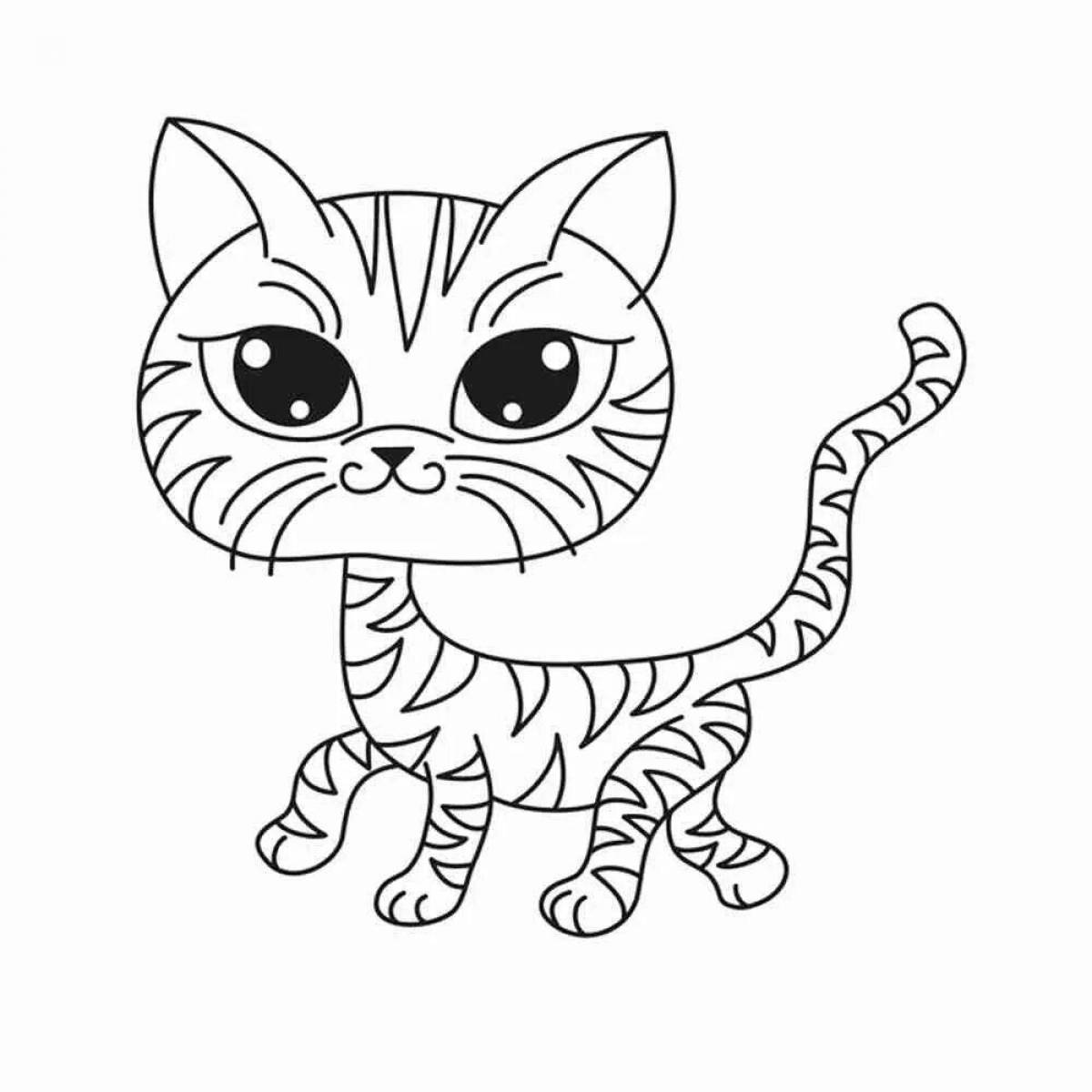 Bright coloring page r