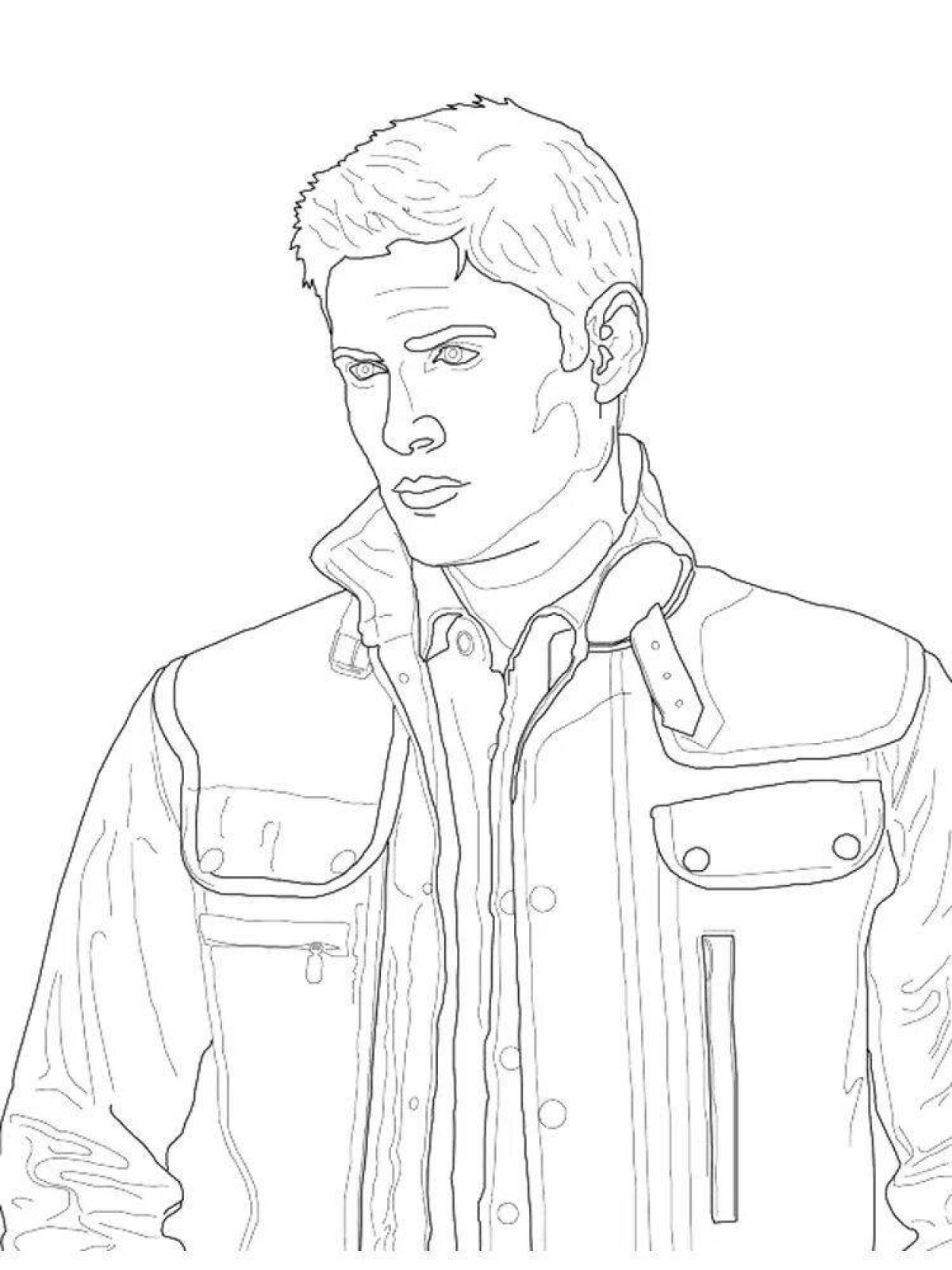 Coloring book supernatural is amazing