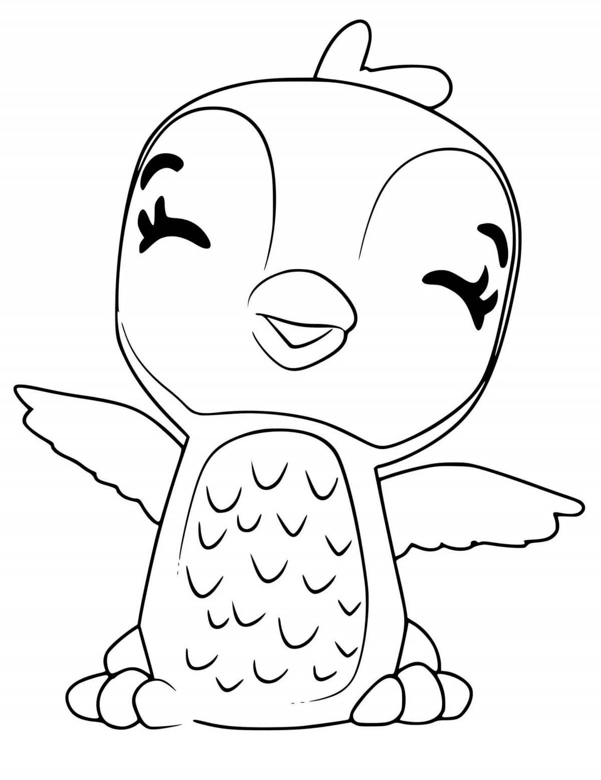 Large coloring hatchimals