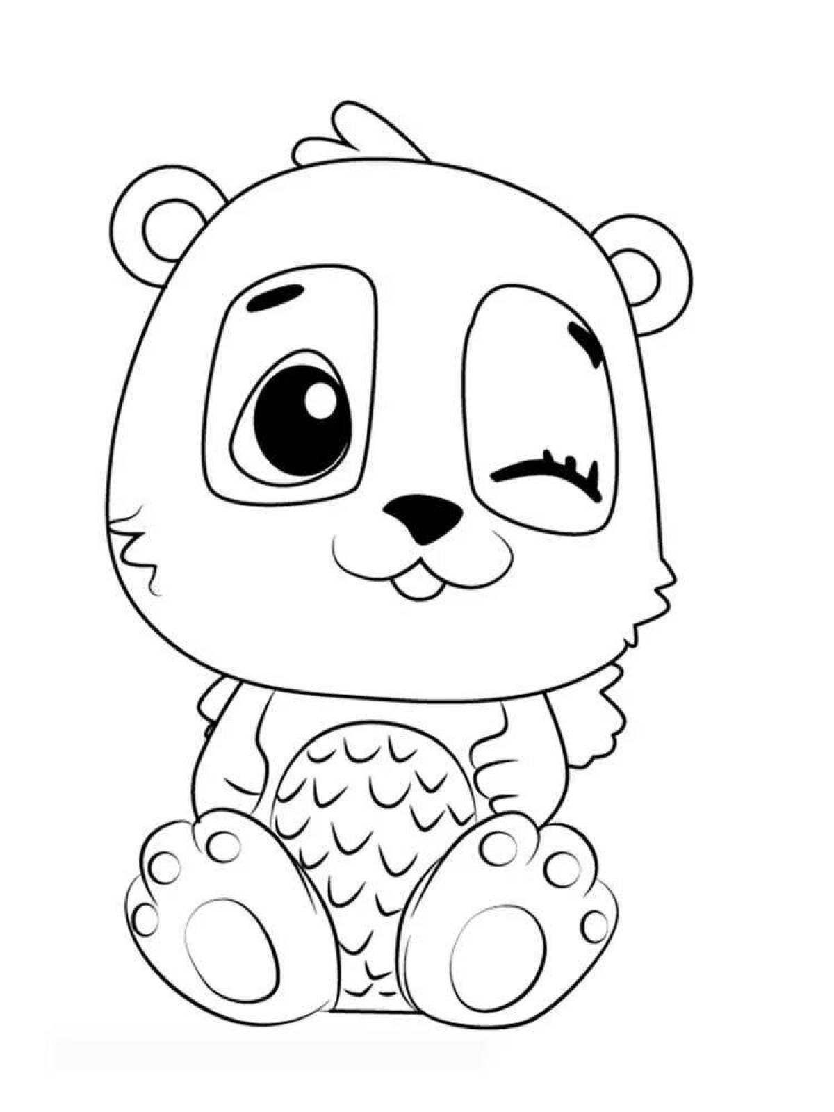 Violent coloring hatchimals