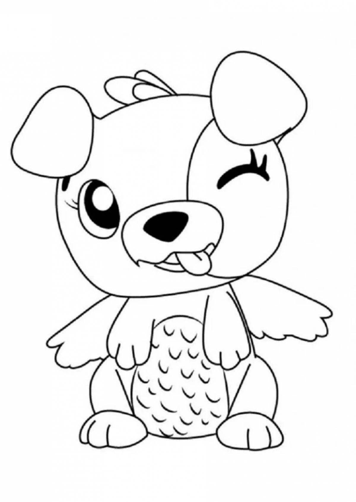 Animated hatchimals coloring pages