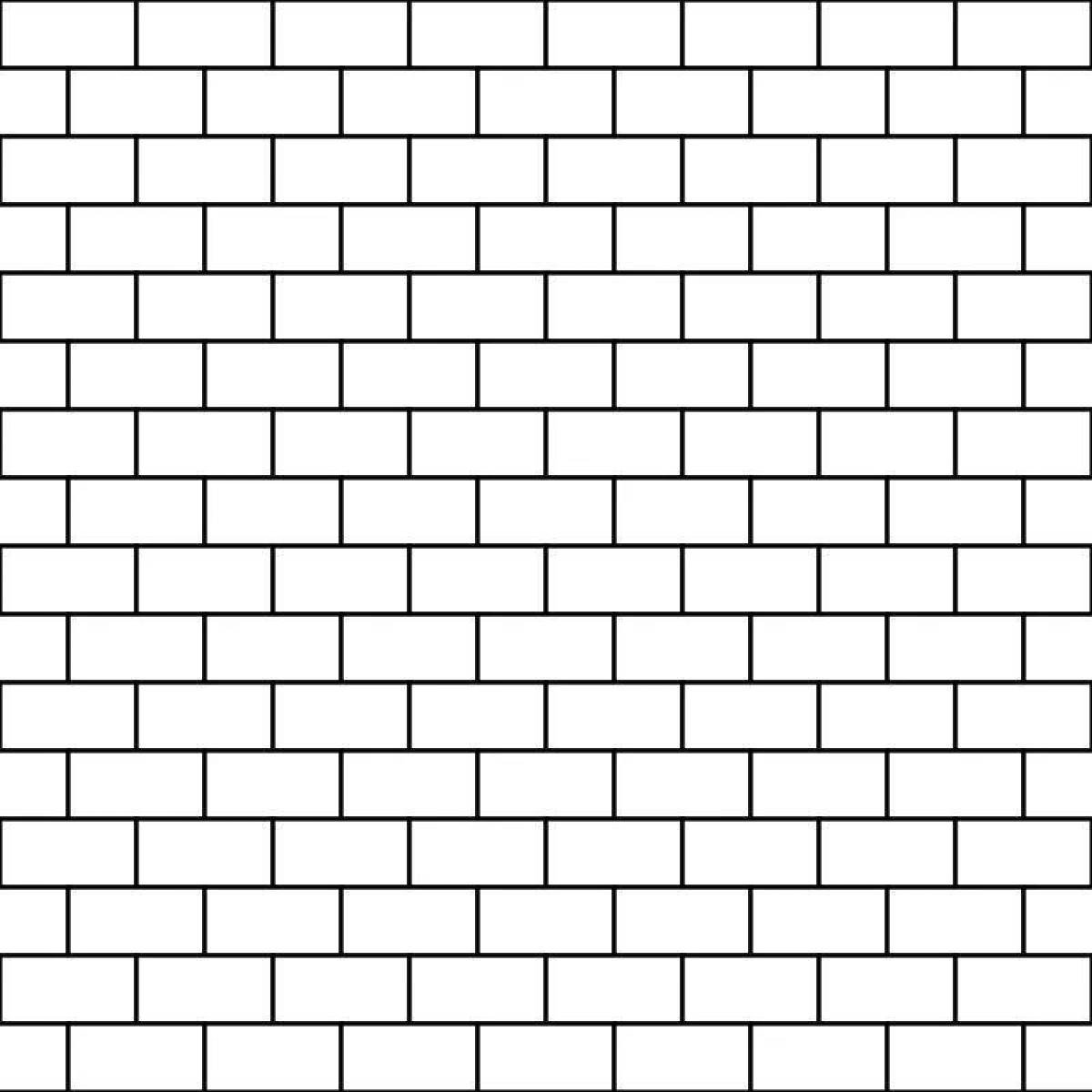 Living brick coloring page
