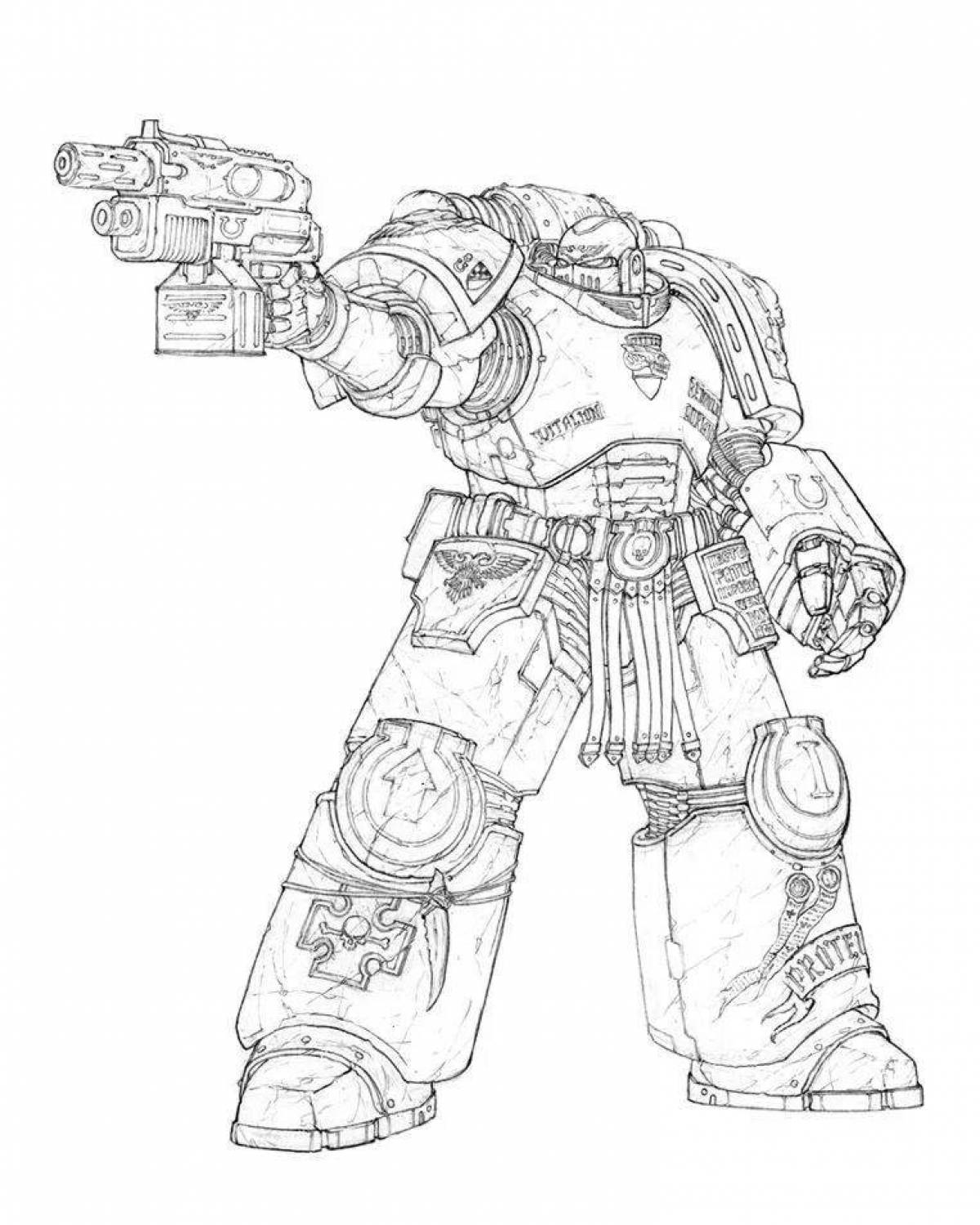 Warhammer deluxe coloring book