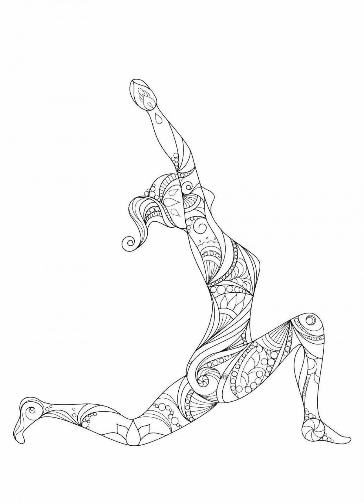 Live poses coloring page