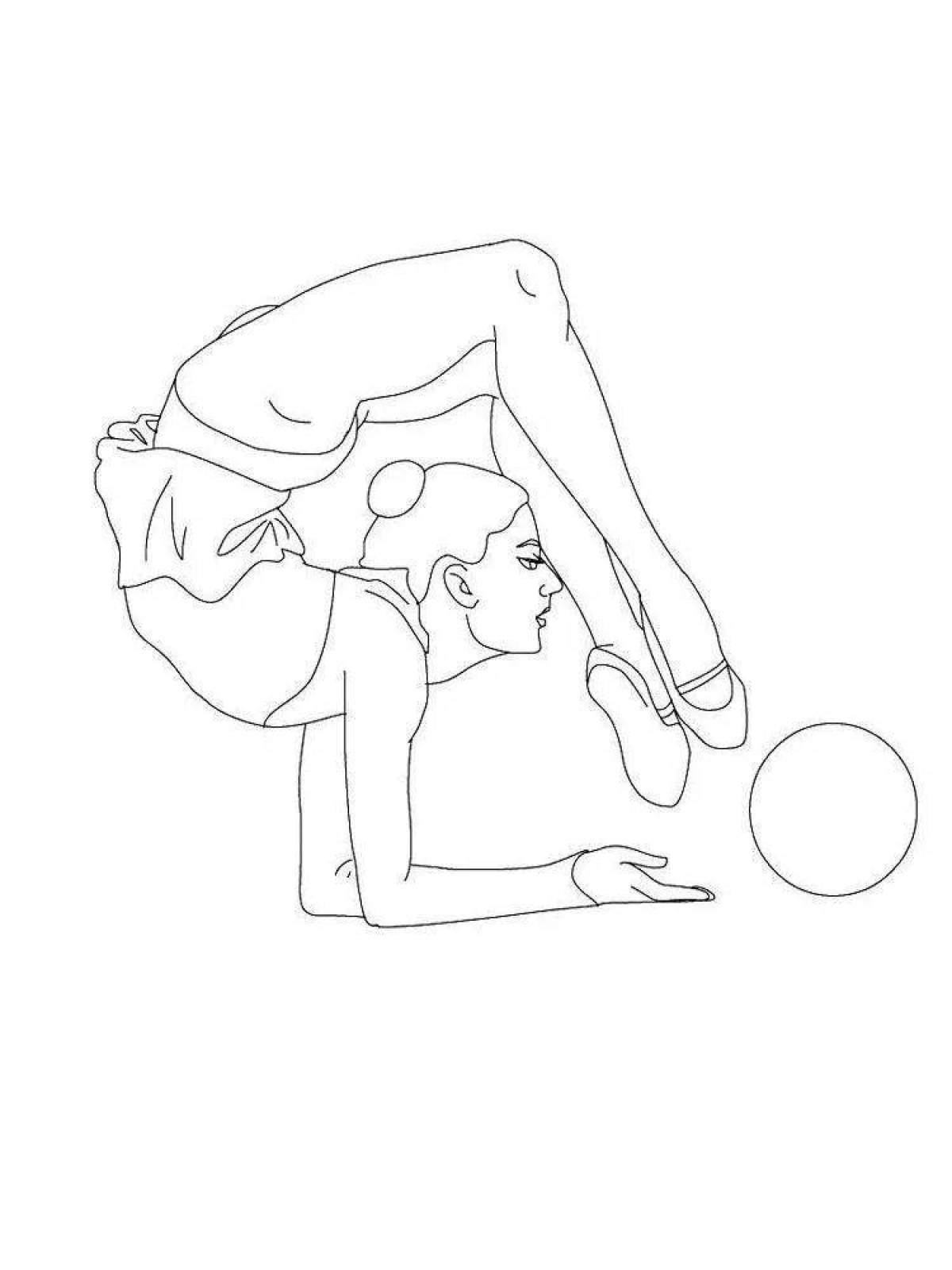 Dynamic coloring page positions
