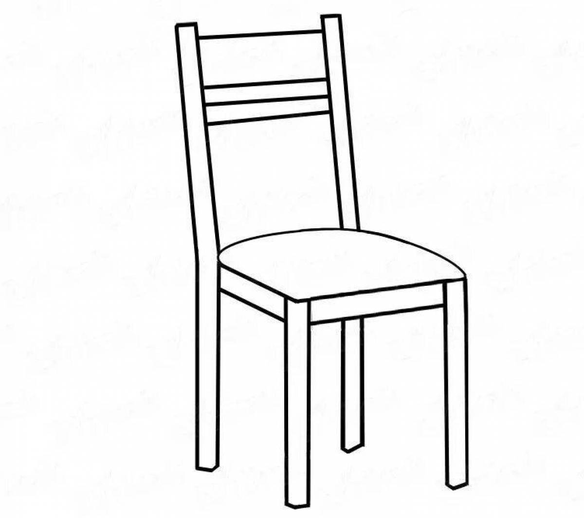 Large highchair coloring page