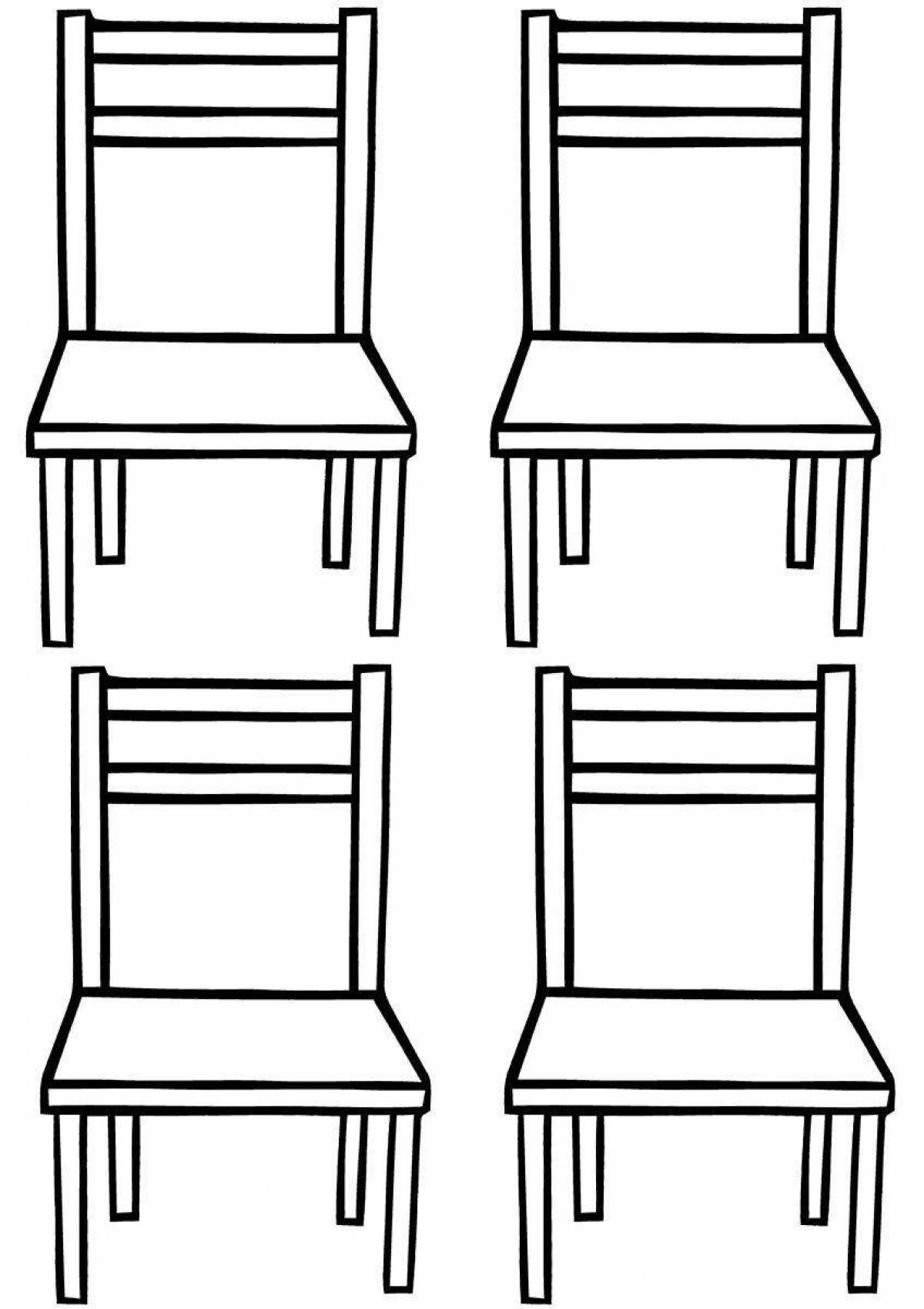 Coloring page majestic high chair