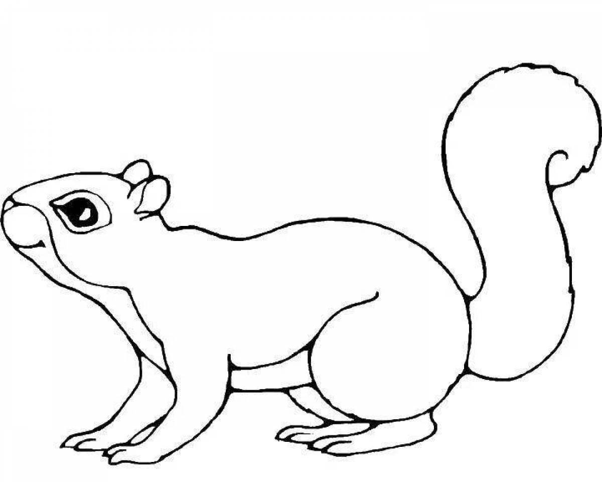 Fine mammal coloring pages