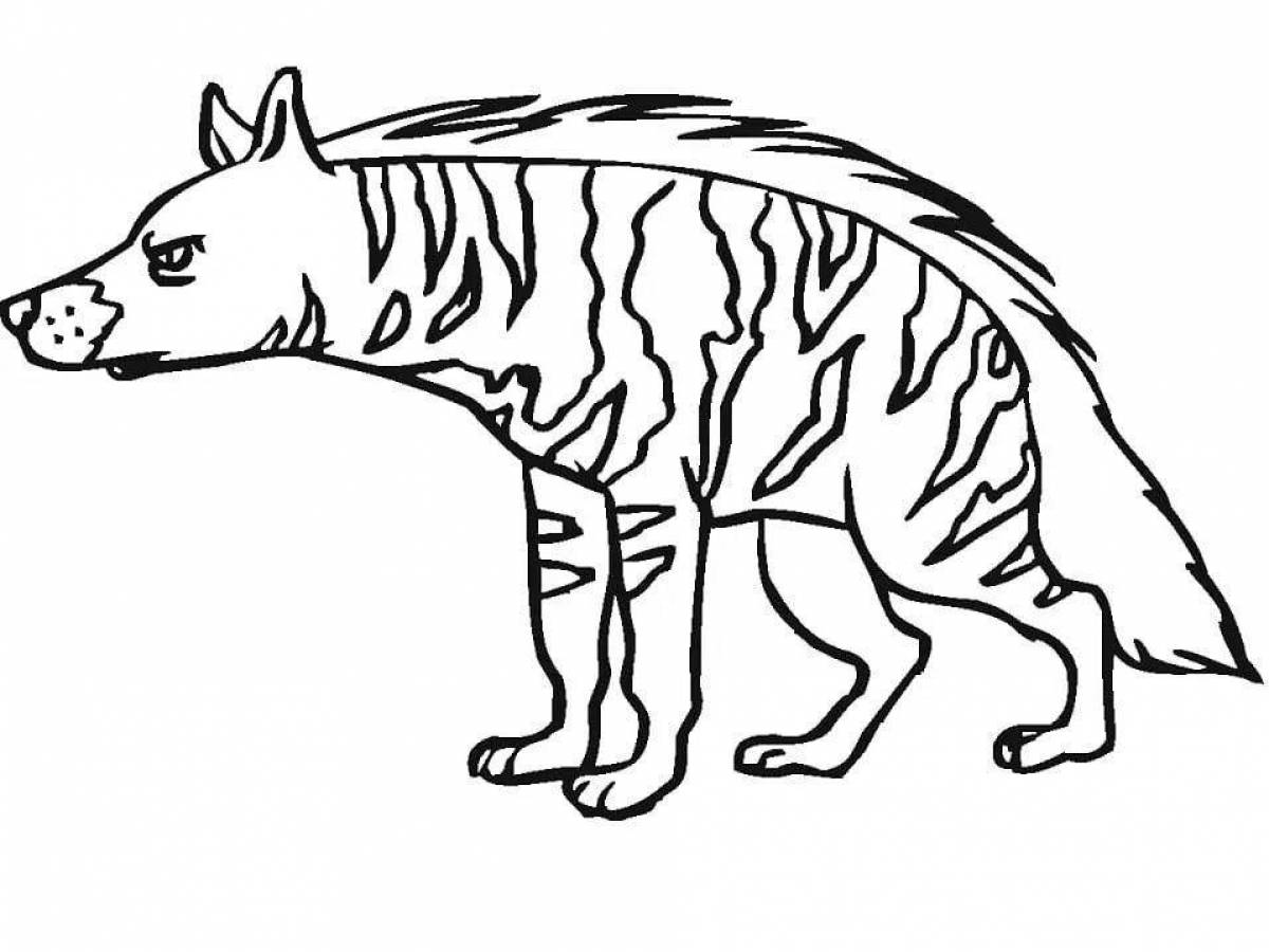 Exotic coloring pages mammals