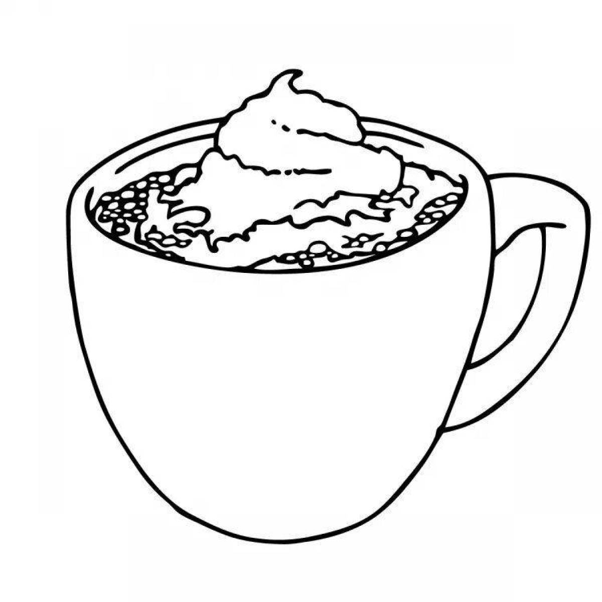 Cocoa awesome coloring page