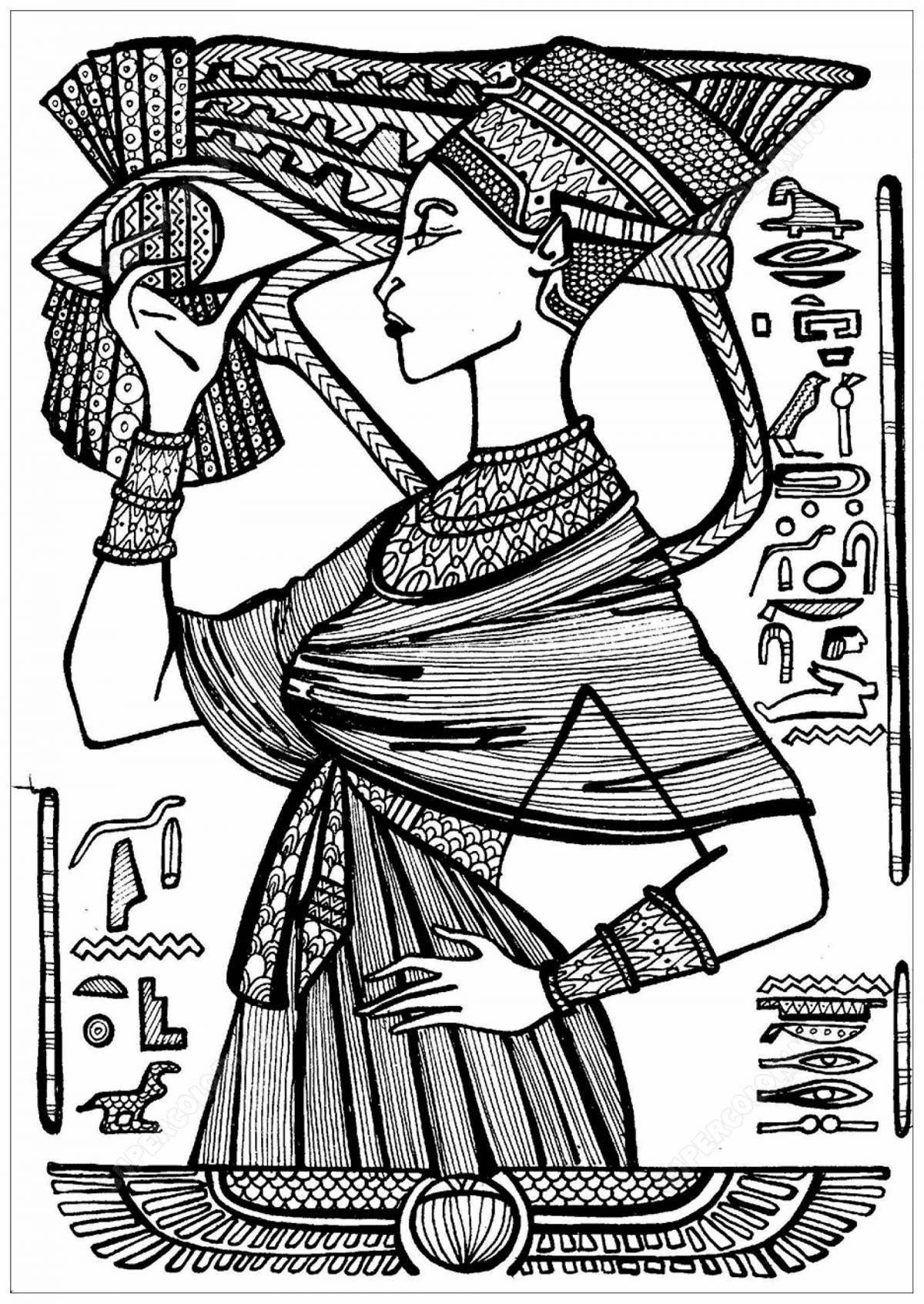 Cleopatra royal coloring