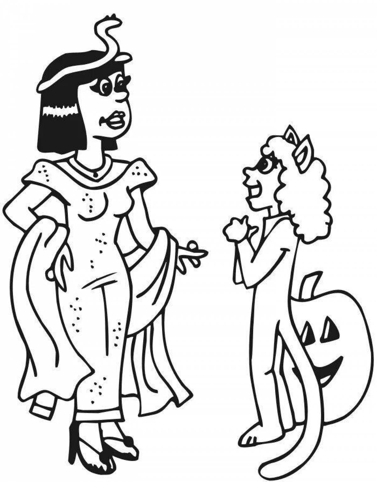 Cleopatra awesome coloring book