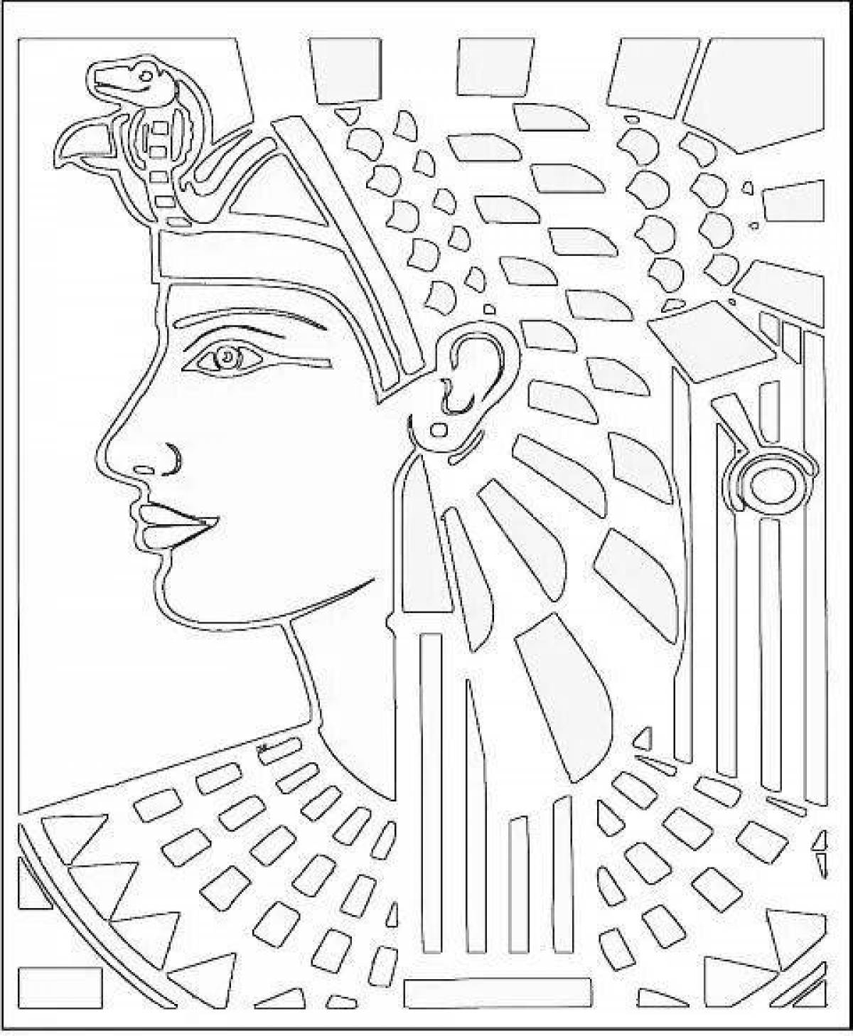 Cleopatra sublime coloring book