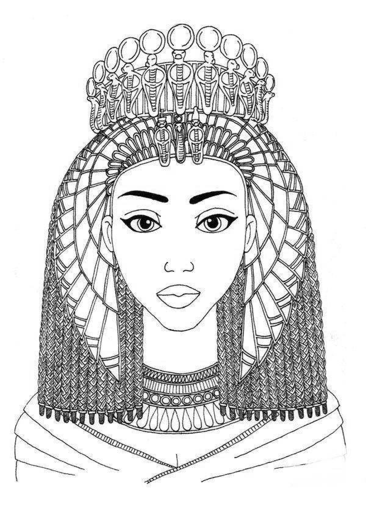 Glorious coloring Cleopatra