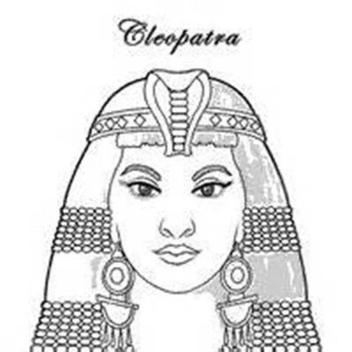 Cleopatra's generous coloring book