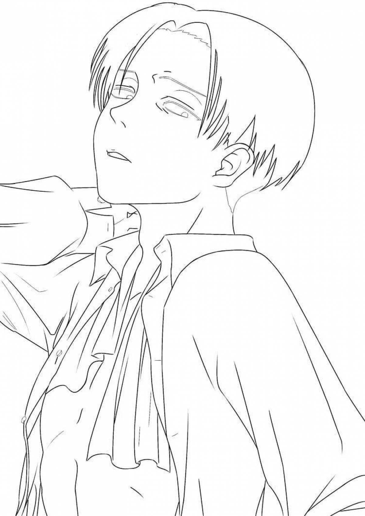 Levi's animated coloring page