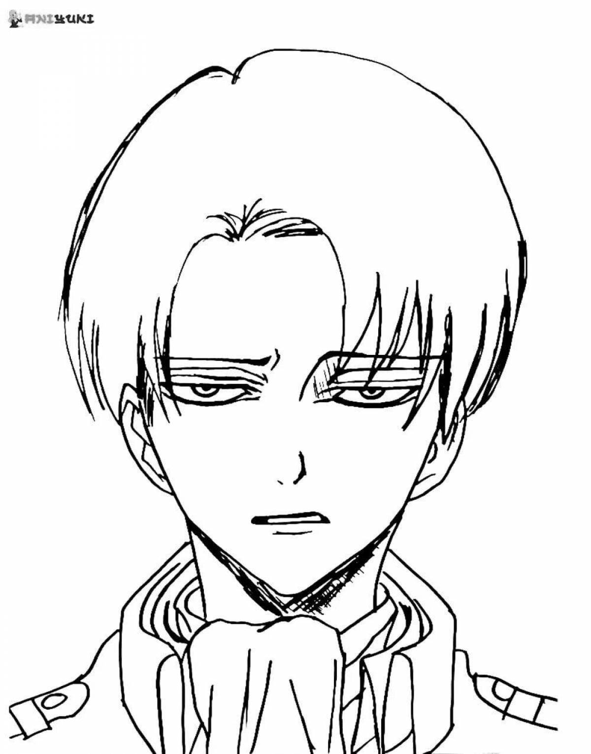 Charming levi coloring book