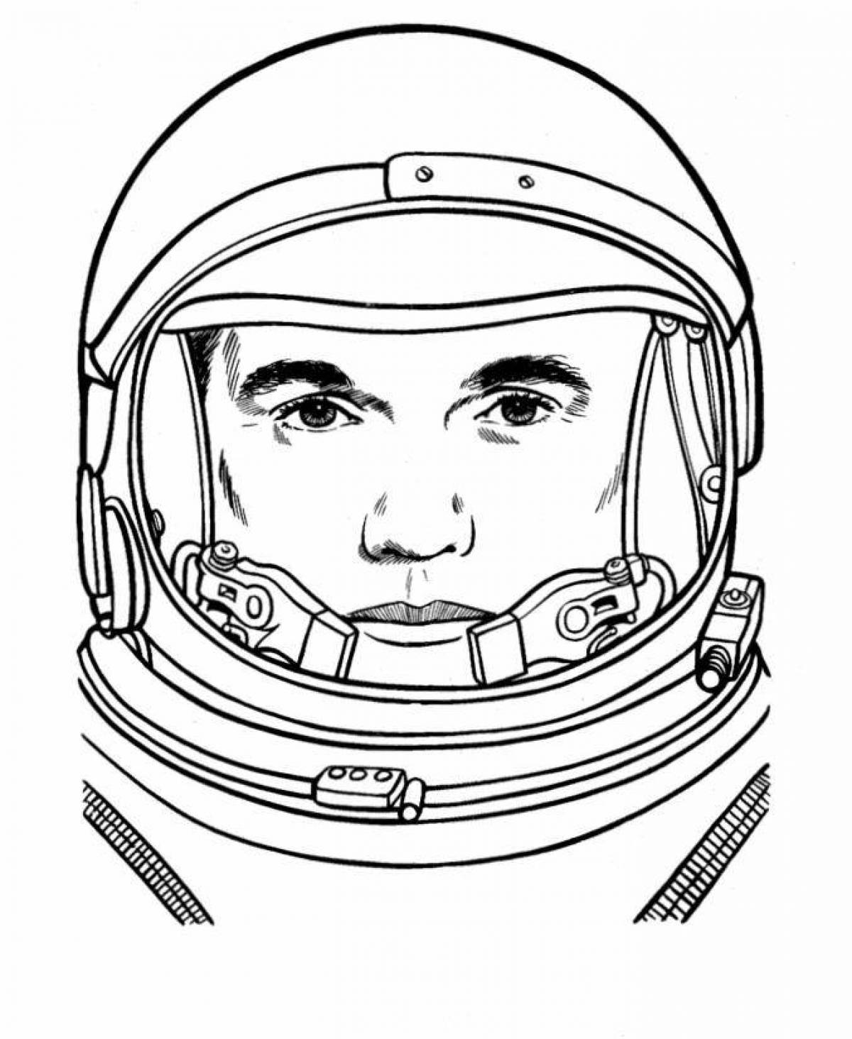 Шаблон шлема космонавта для распечатки. Раскраски Космонавтов Леонова Гагарина. Космонавт раскраска для детей.