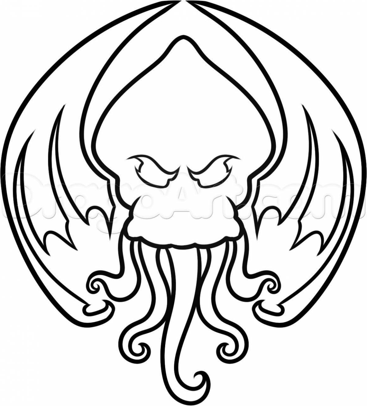 Great coloring of cthulhu