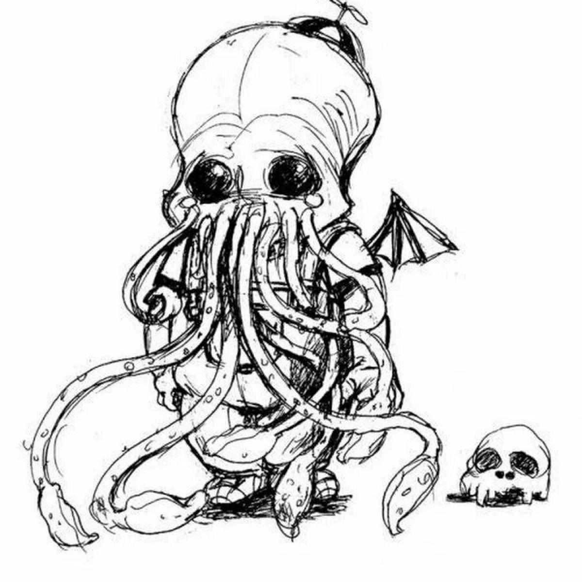 Gorgeous cthulhu coloring book