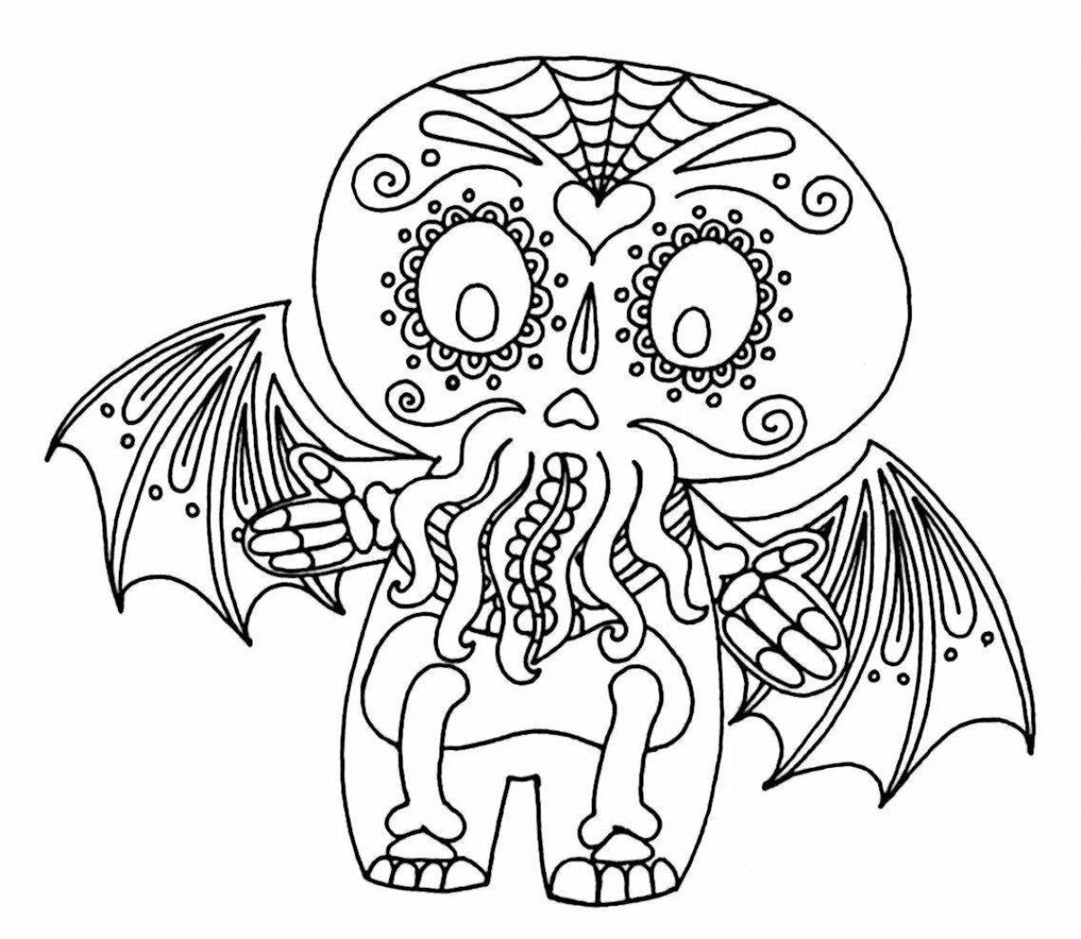 Great cthulhu coloring book