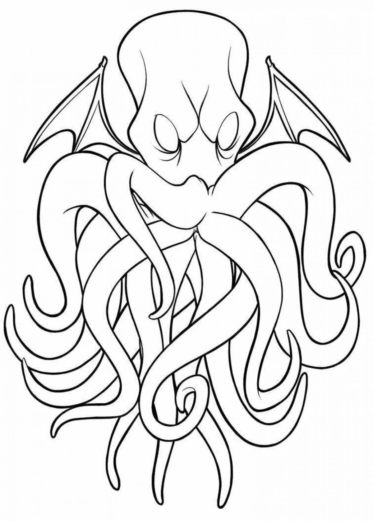 Gorgeous Cthulhu coloring book