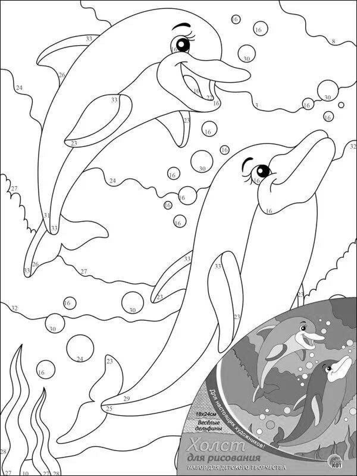 Amazing canvas coloring page