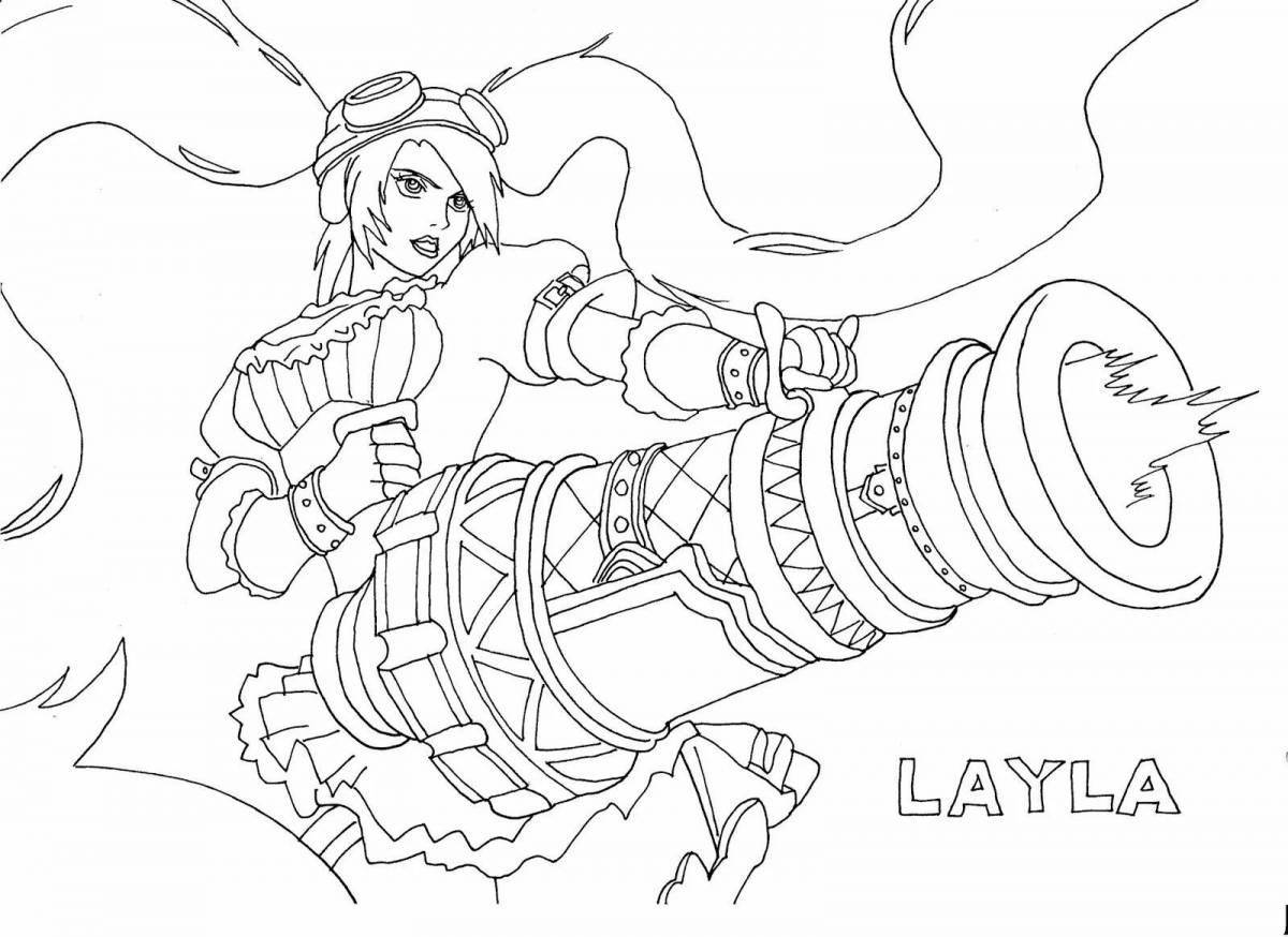 Coloring pages mobile legends