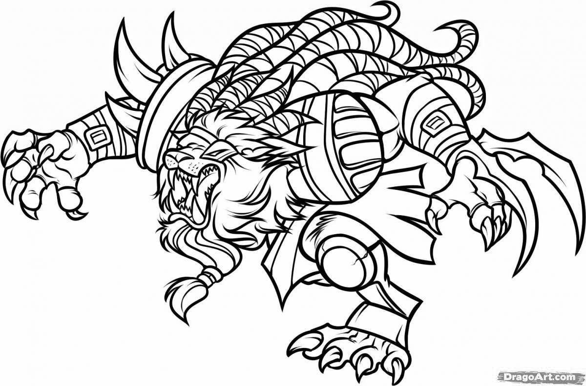 Eminent Mobile Legends coloring page