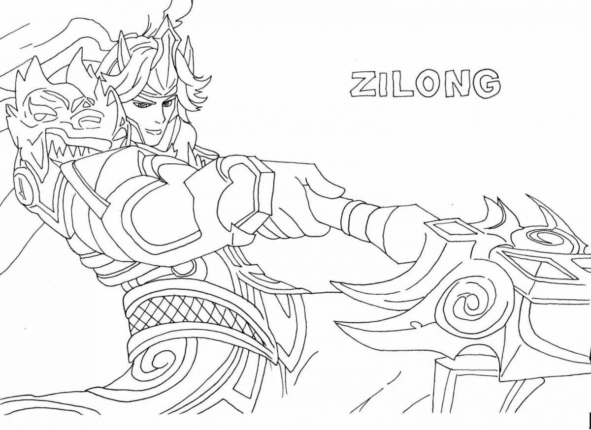 Lovely mobile legends coloring book