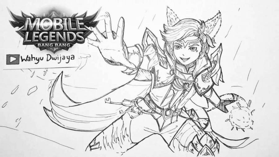 Coloring Pages Mobile legends (28 pcs) - download or print for free #9707