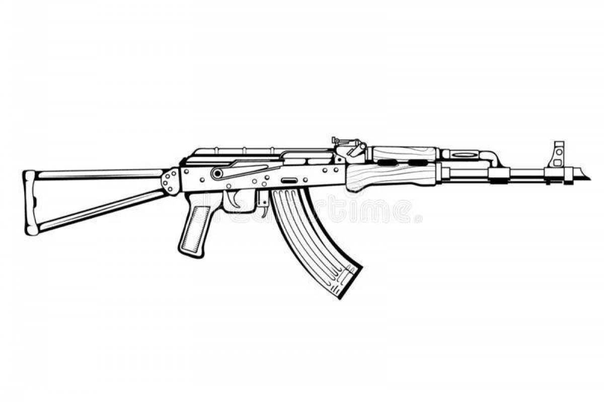 Ak 74 рисунок