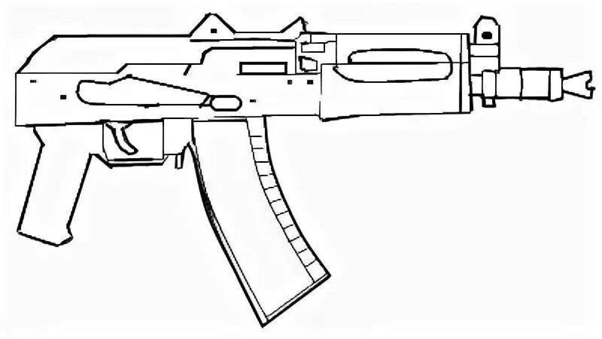 Ак 74 рисунок простой