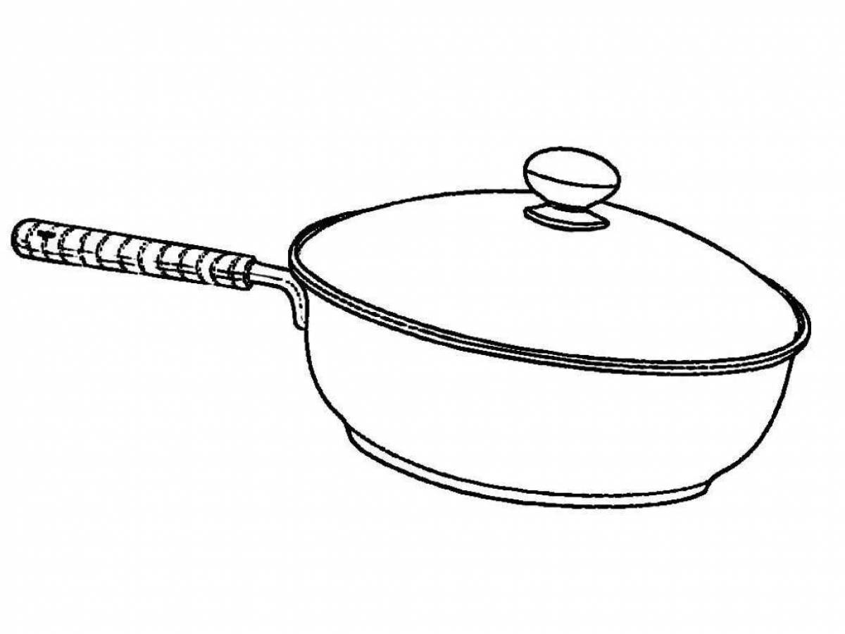 Раскраска посуда для детей 3 4. Посуда. Раскраска. Посуда раскраска для детей. Сковорода раскраска для детей. Раскраска кухонная посуда.