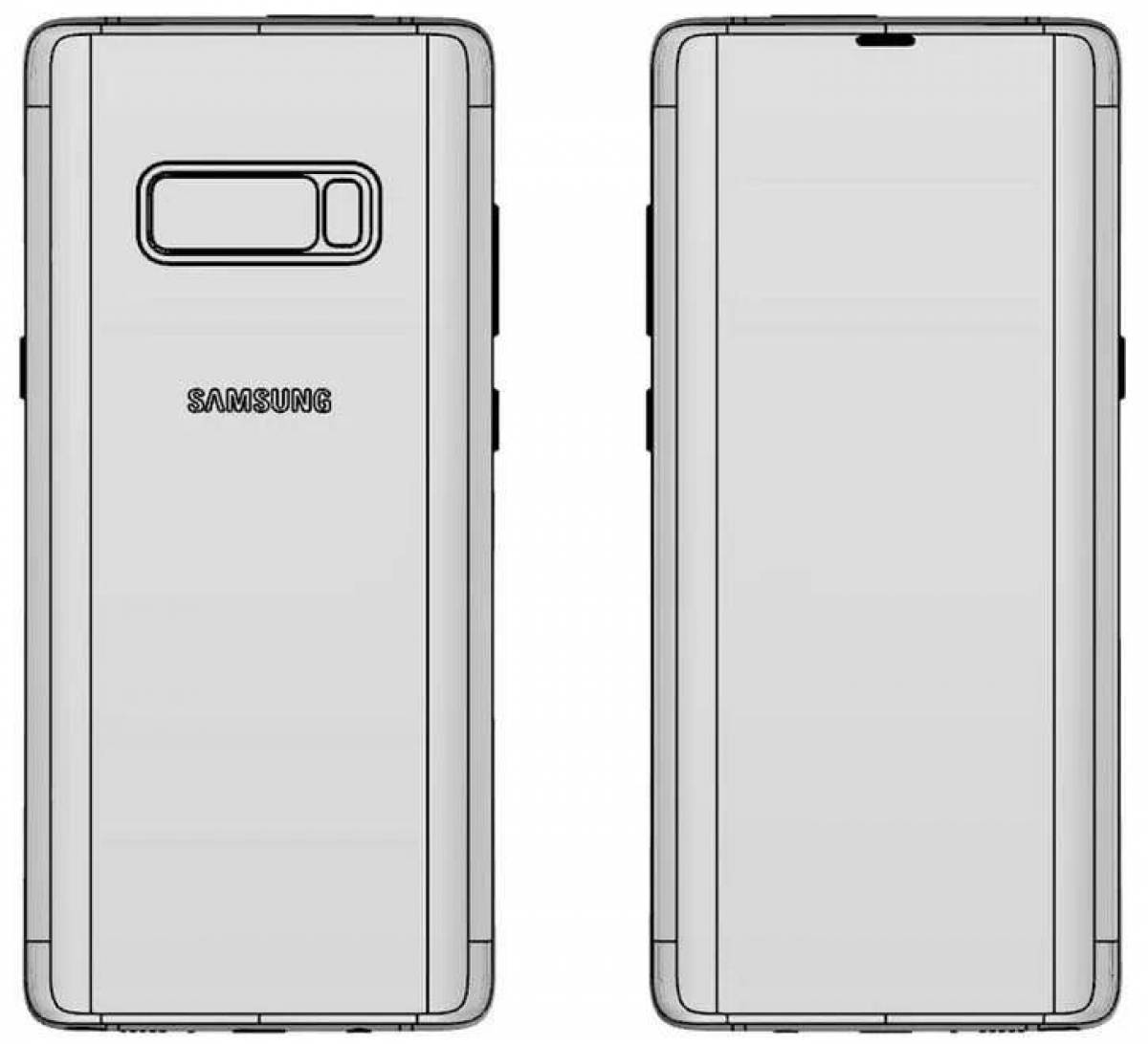 Чертеж Samsung Galaxy s