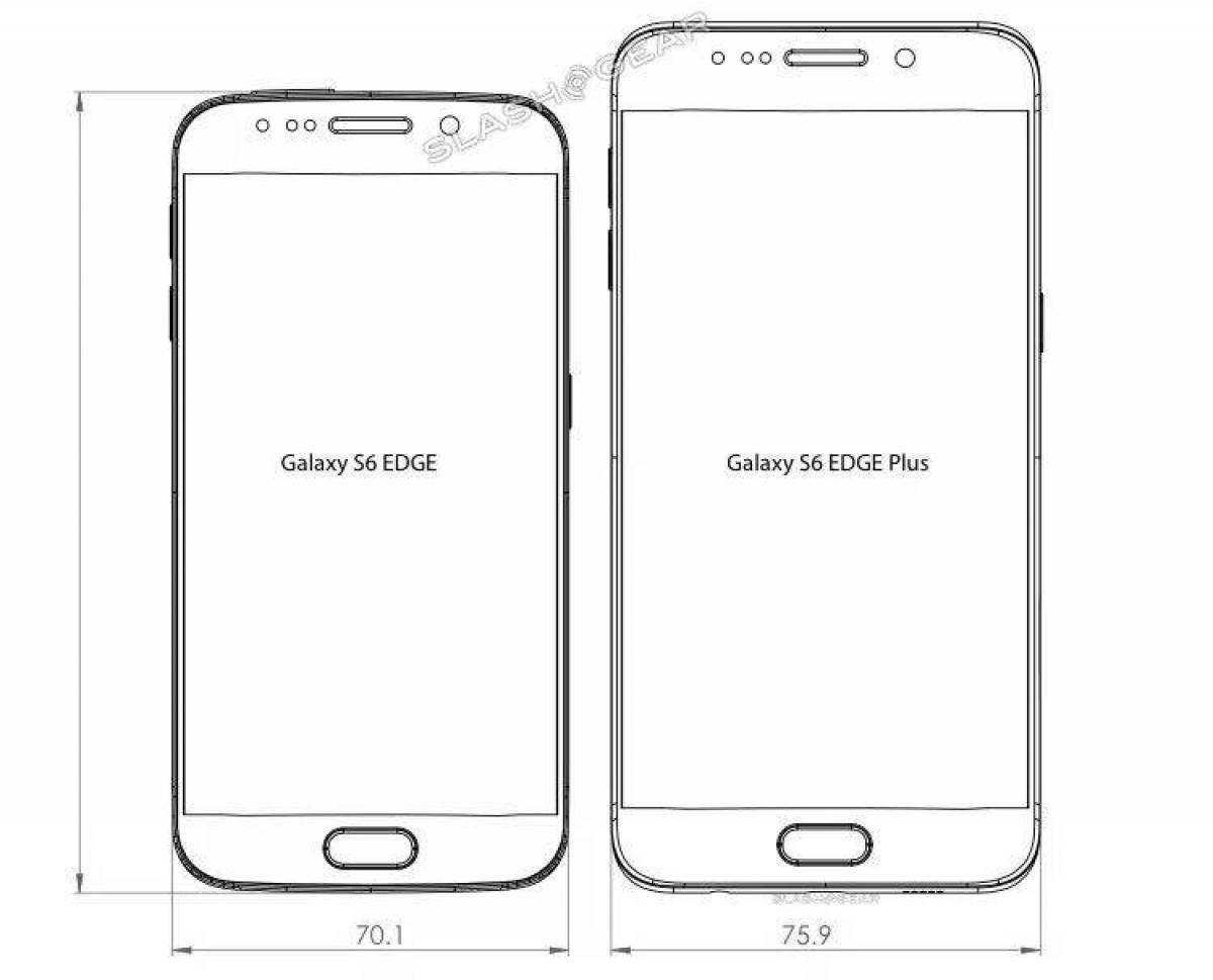 Samsung Galaxy s6 Размеры