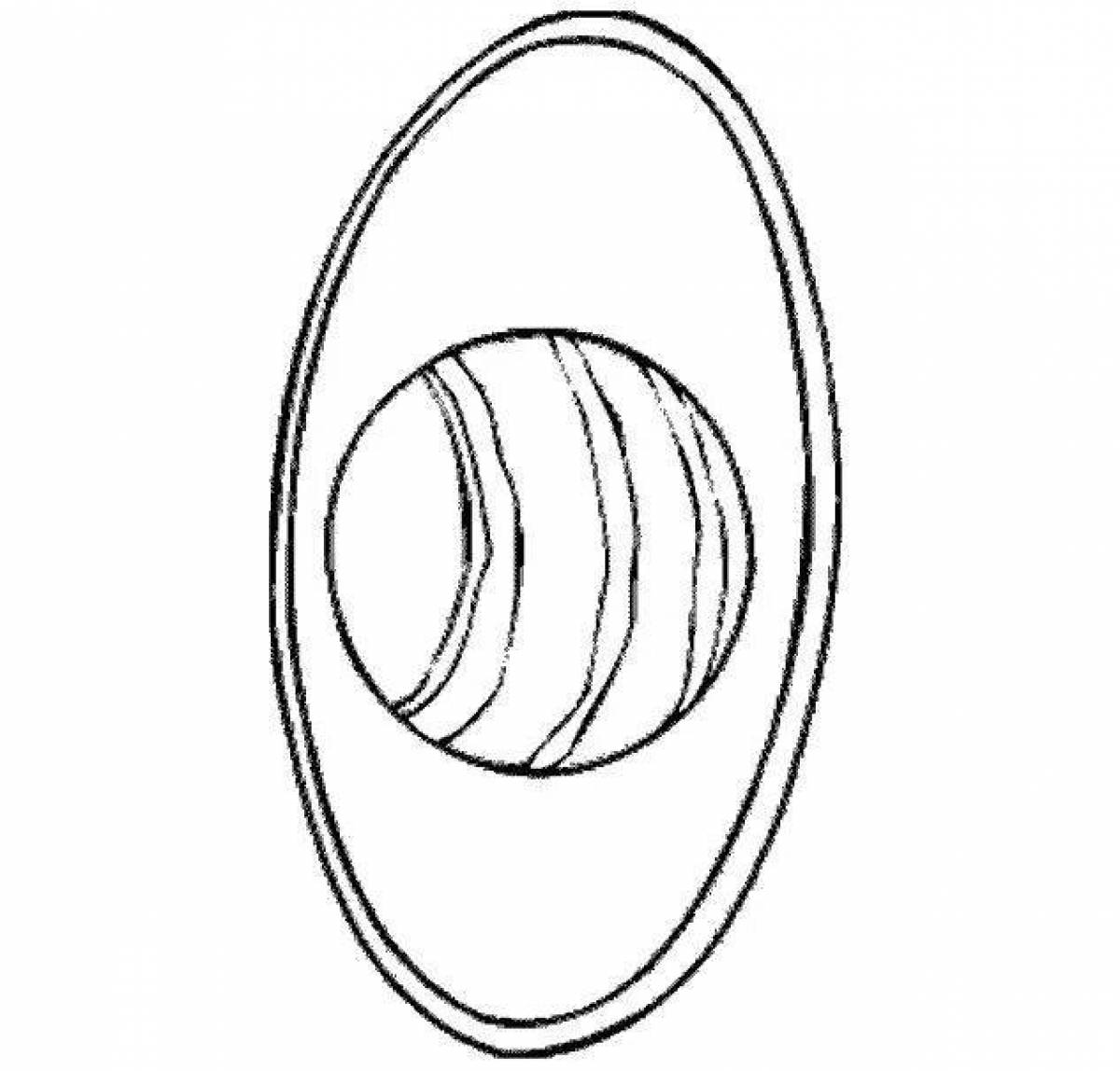 Как нарисовать планету уран
