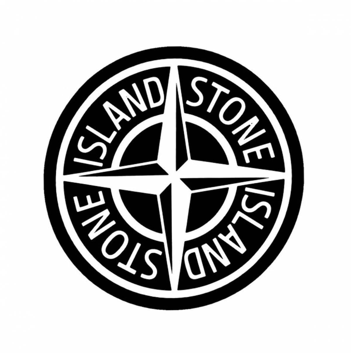 Charming stone island coloring