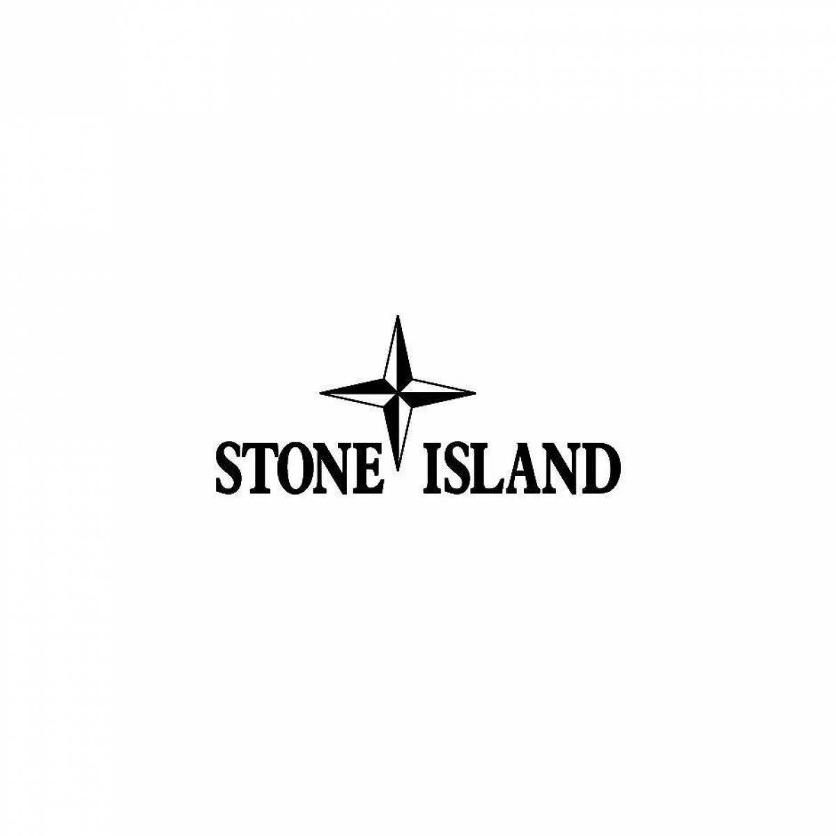 Смелая раскраска каменного острова