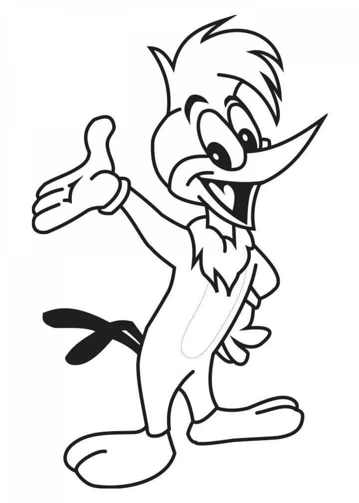 Woody woodpecker coloring book